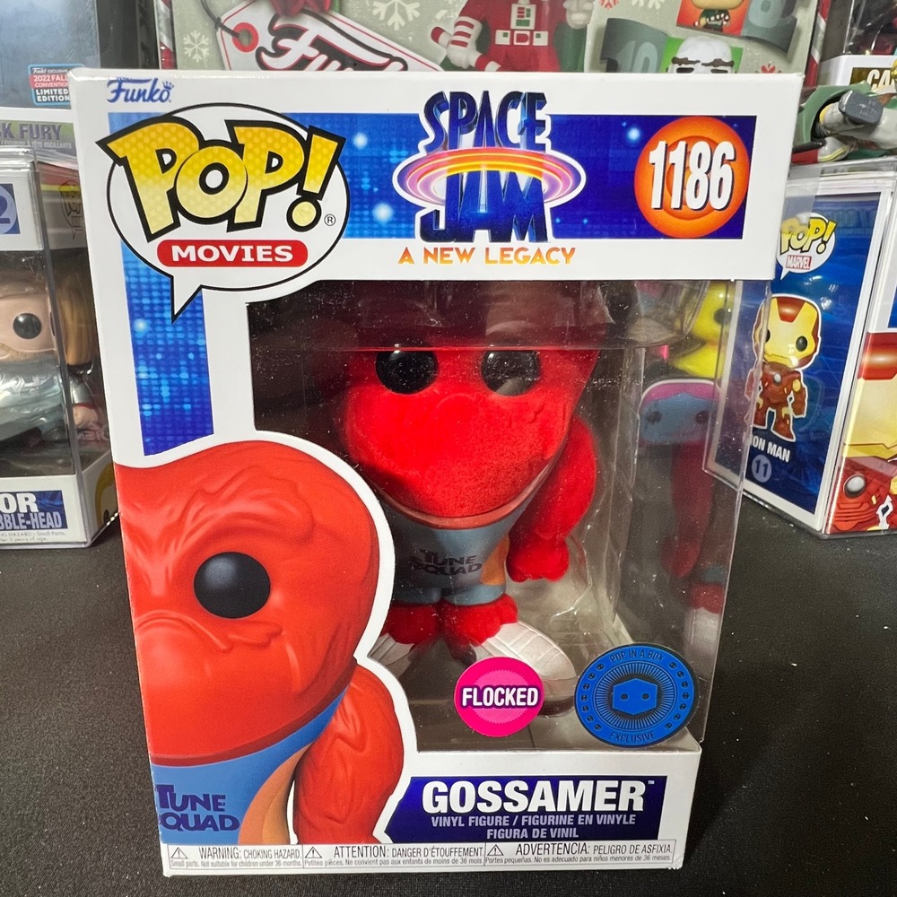 Funko Pop Space Jam A New Legacy Gossamer 1186 Flocked Pop In A Box Exclusive